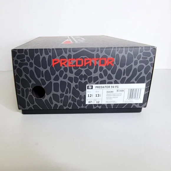 SIZE 12.5M - ADIDAS PREDATOR 94 FIRM GROUND CLEATS LIMITED EDITION - 1 of 1994 - Picture 11 of 11